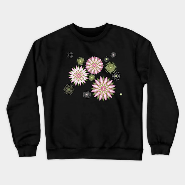 The universe is a floral mandala Crewneck Sweatshirt by Slownessi